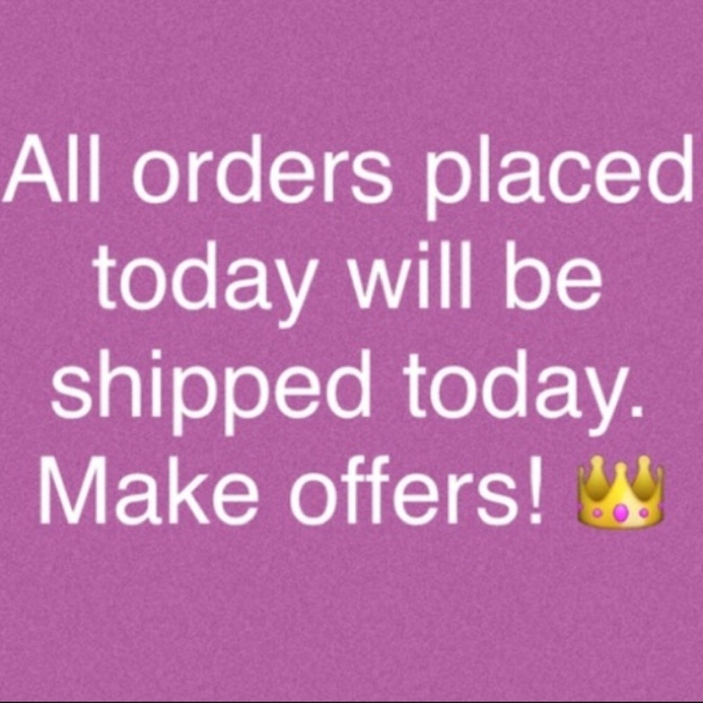 Shipping today! Most offers will be accepted!’